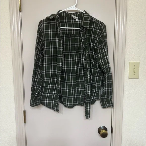Princess Polly Nora Green Plaid Shirt - Picture 4 of 6